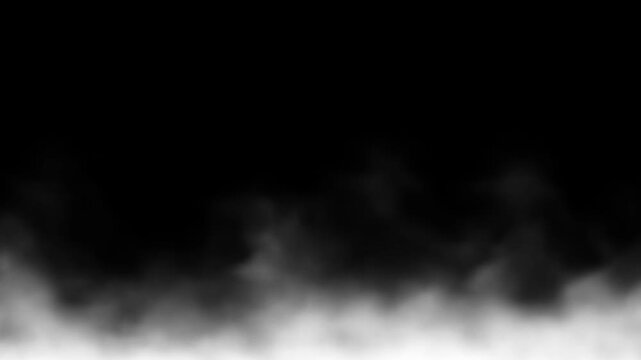 mist smoke fog stage vfx overlay footage motion loop animation rolling steam ambient compositing isolated cinematic bottom texture