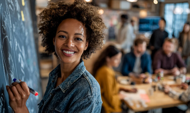 General female employees working in corporate environments, representing everyday workplace activities, professional careers, and business life.