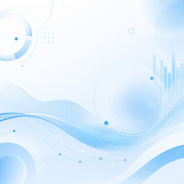 Blue White Health Analytics Background