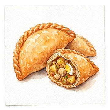 Karipap inti daging