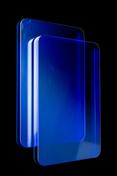 3D Layered Glass Technology Background