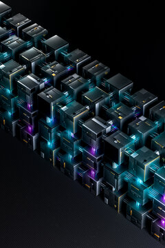3D Distributed Computing Light Network