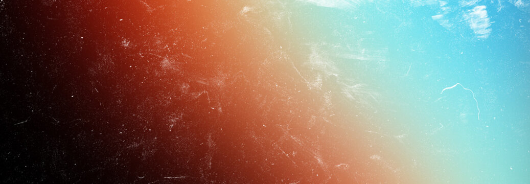 Abstract gradient background with brown and blue colors and vintage texture for retro graphic design projects.