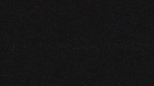 Defects and interference in video signal transmission. TV and computer malfunction with noise, glitches and static distortion effects. Static noise background of disrupted video signal.