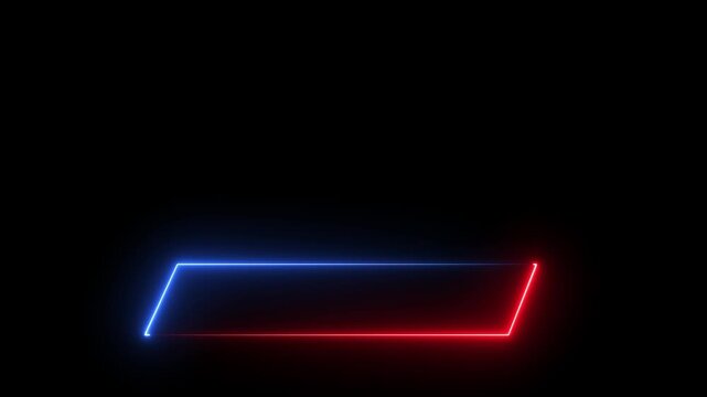 live streams with this animated neon intermission overlay Neon Sign looping face am and chat for live streaming ,Frame border HUD element.