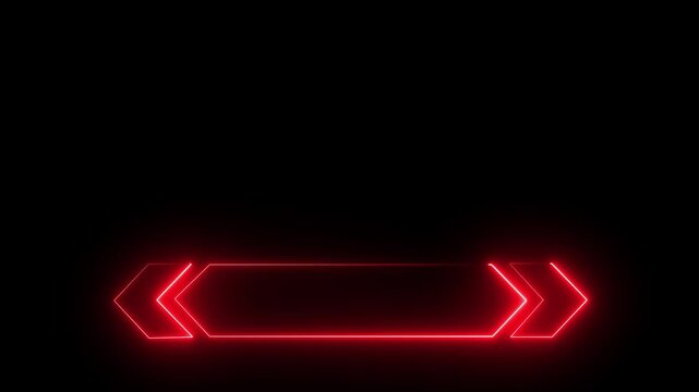 Intermission Stream Overlay Animated, Neon Sign looping facecam and chat for live streaming, blue color frame on black background