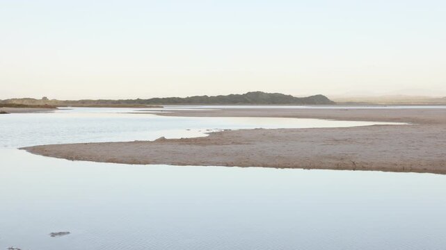 Grotto lagoon, Hermanus, South Africa in late afternoon light