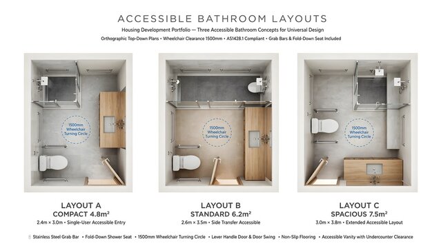 Modern apartment interior with accessibility focused stair lift and residential design
