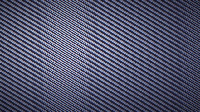 Seamless loop of gradient op art diagonal lines with glossy 3d depth and subtle chromatic aberration. Clean abstract geometric stripes for modern motion backgrounds.