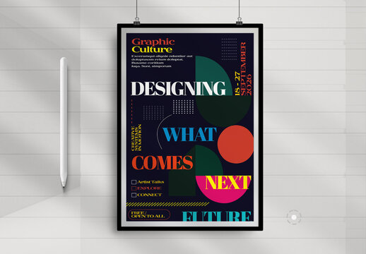 Creative Graphic Design Culture Event Poster