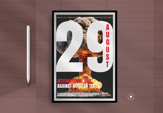 International Day Against Nuclear Tests Poster