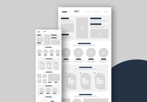 Wireframe Template Layout