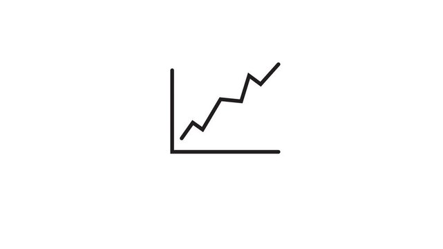 Simple line graph shows upward trend