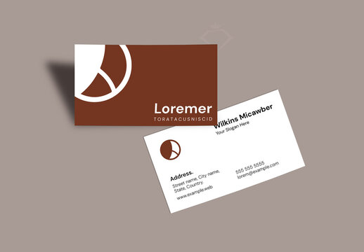 Professional Business Card Template Layout