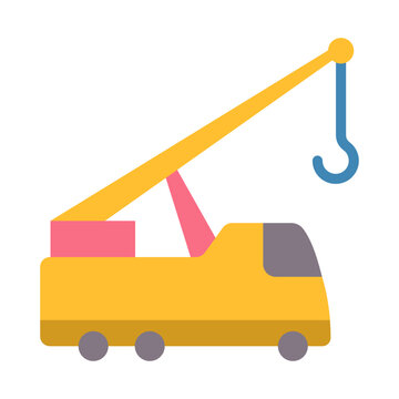 Crane Icon - Flat Color