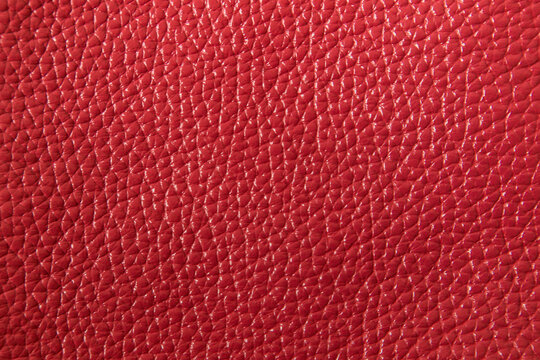 Red pebbled leather texture background