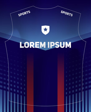 Dynamic Sports Jersey Template with Bold Geometric Shapes and Modern Athletic Style