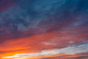 Fototapeta premium Dramatic sunset