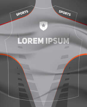 Dynamic Sports Jersey Template with Bold Geometric Shapes and Modern Athletic Style