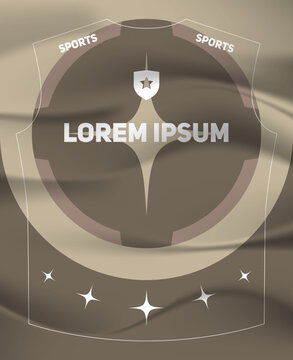 Dynamic Sports Jersey Template with Bold Geometric Shapes and Modern Athletic Style