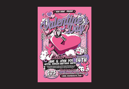 Valentines Day Party Flyer