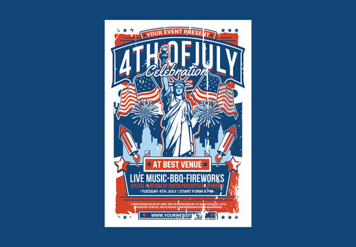 4th of July Celebration Flyer
