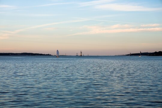 Kiel, Germany - 22. June 2026: Kiel Week regatta boats sailing on tranquil sea