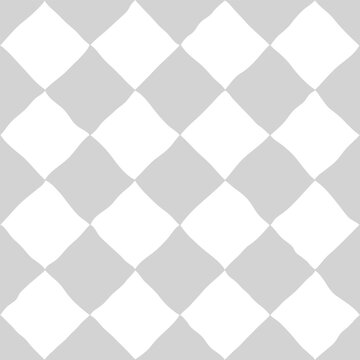 Vector seamless illustration with hand drawn checkered pattern. Cute design for textile, backgrounds, wallpaper, wrapping paper, digital prints.
