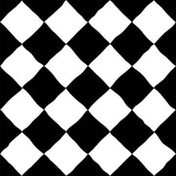 Vector seamless illustration with hand drawn checkered pattern. Cute design for textile, backgrounds, wallpaper, wrapping paper, digital prints.