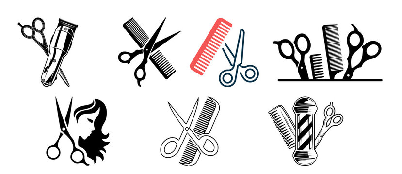 Salon style logos