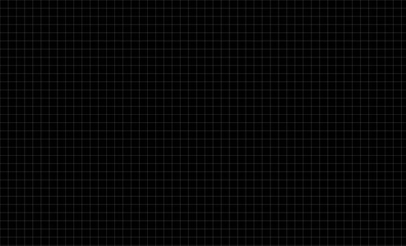 Dark Black Square Grid Graph Paper Pattern Background