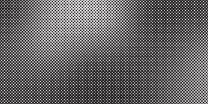Monochrome Halftone Dot Gradient Texture Background with Vintage Comic Pop Art Screen Pattern and Subtle Light Gradient Overlay