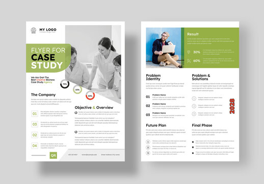 Case Study Business Flyer Design Template