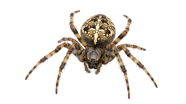 Spider Isolated on Transparent Background, Detailed Arachnid Cutout for Design