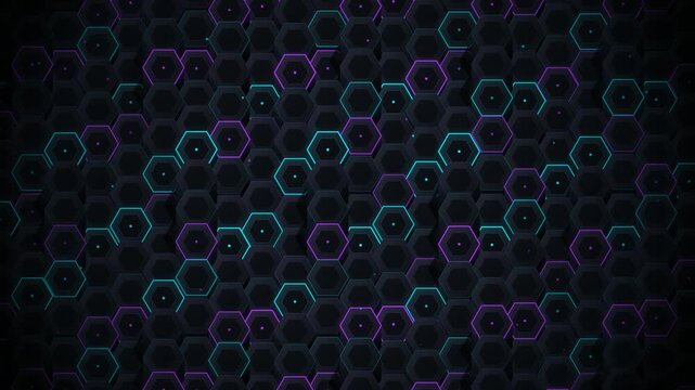 Abstract Hexagon Pattern Background