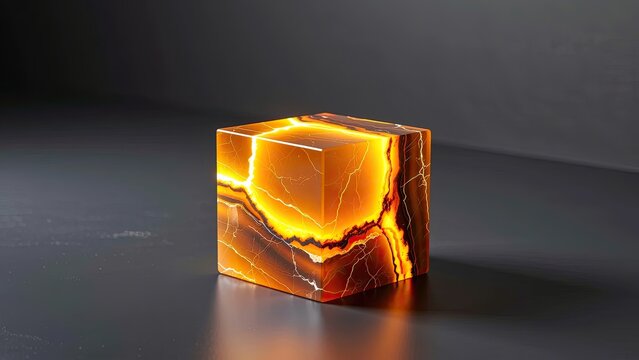 mystical fire elemental cube for fantasy tabletop gaming