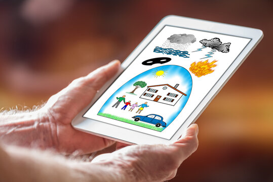 Protection against damage concept on a tablet