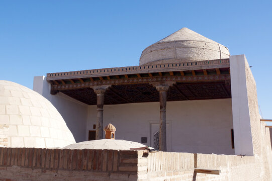 Bogbonli Mosque in Itchan Kala, Khiva, Ouzb&eacute;kistan, 