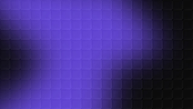 Gradient cubic glass pattern background in dark purple and black