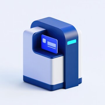 Secure card reader and verification device icon