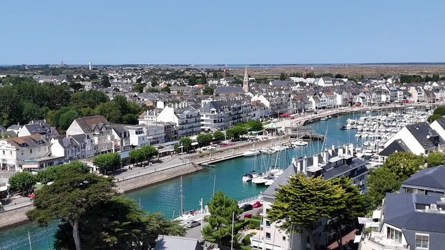 baie et plage de la Baule en Loire-Atlantique