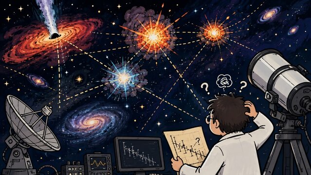 Astrophysics Research Exploring Black Holes and Cosmic Explosions