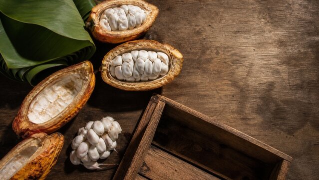 Rustic wooden surface featuring perfectly arranged fresh white eggs, natural farm setting, organic breakfast ingredients, culinary backdrop for food styling and rustic themes