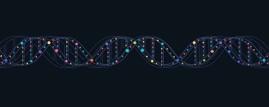 Medical science, DNA strands, connected neural web,  technology background, virus protection