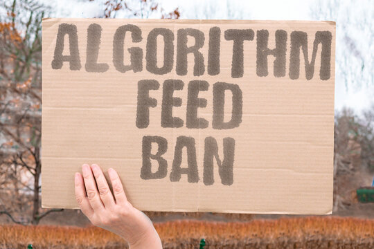"Algorithm feed ban" New York targets curated content. NEW. YORK. TARGETS. CURATED. CONTENT.