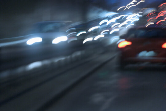 Germany, Bavaria, Munich, View of rush hour