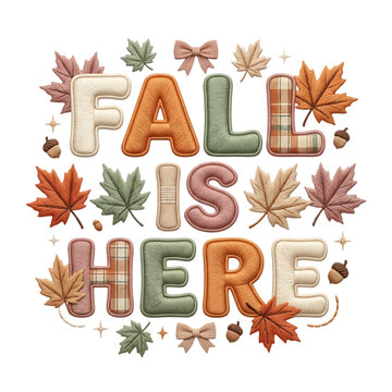 Cozy Autumn Fall Typography Collection with Pumpkin, Sweater Weather and Seasonal Hand Lettering Designs