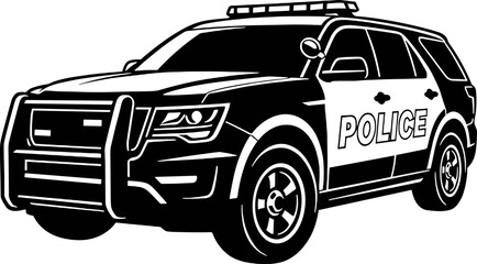 Police SUV Interceptor Patrol Vehicle svg © LIlian