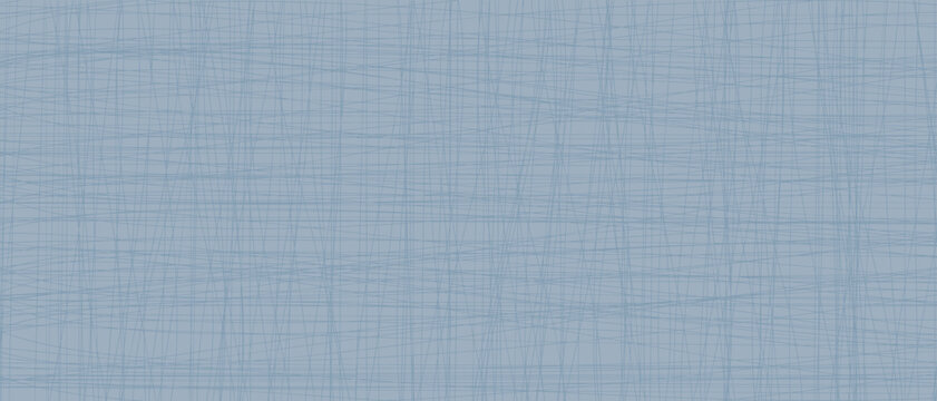 Blue fabric texture and linen burlap pattern. Cloth jute background. Crosshatch canvas and distressed woven organic blanket. Realistic rag surface with classic thin raw structure. Linear crisscross