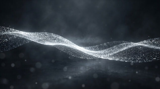 Abstract Water Splash on White Background